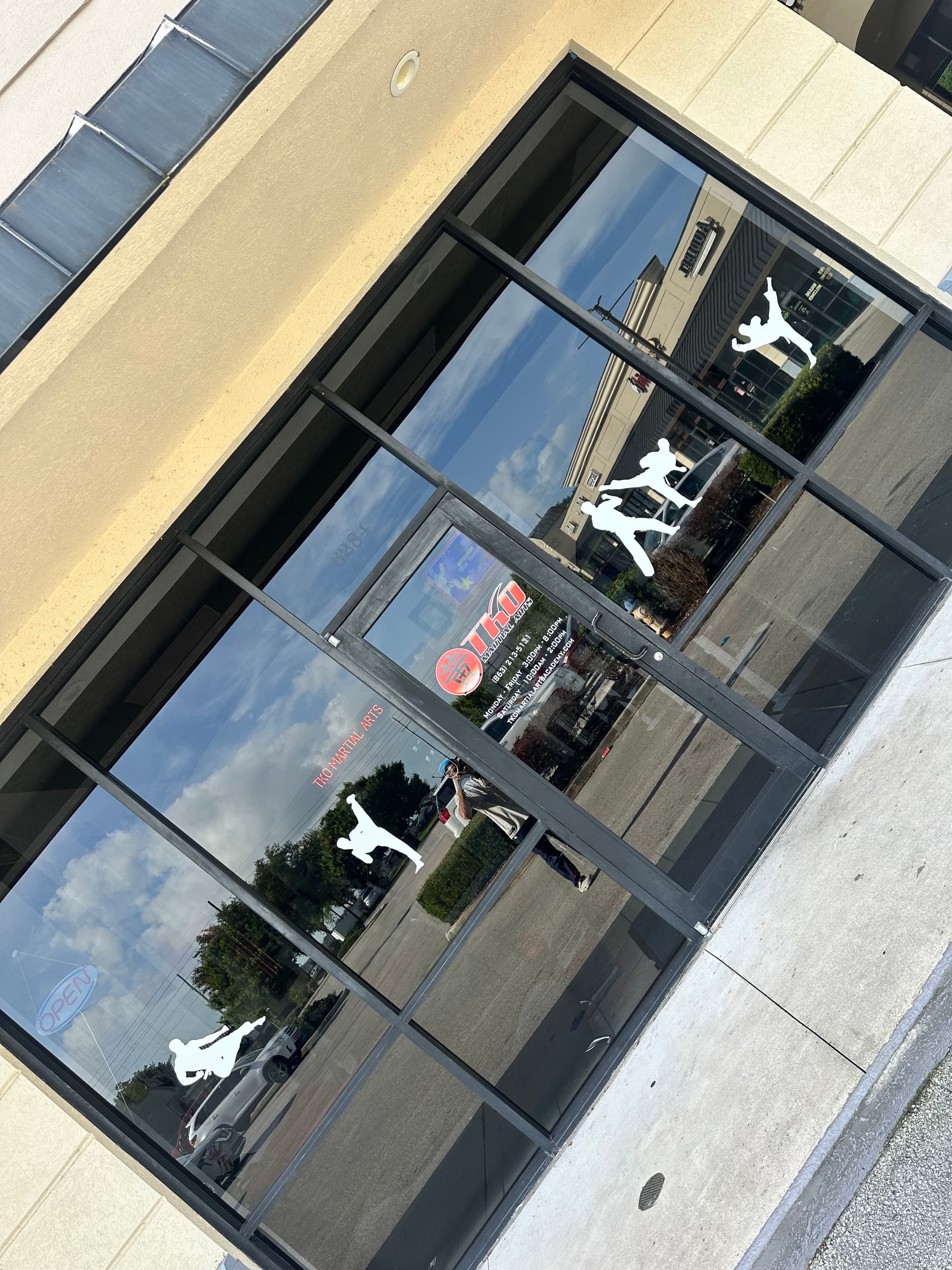 Exterior Window Cleaning for a Local Martial Arts Studio image